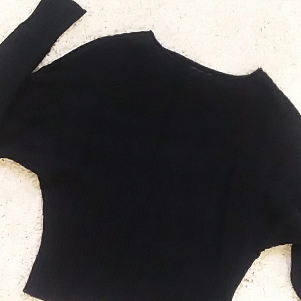 Jet black sweater
